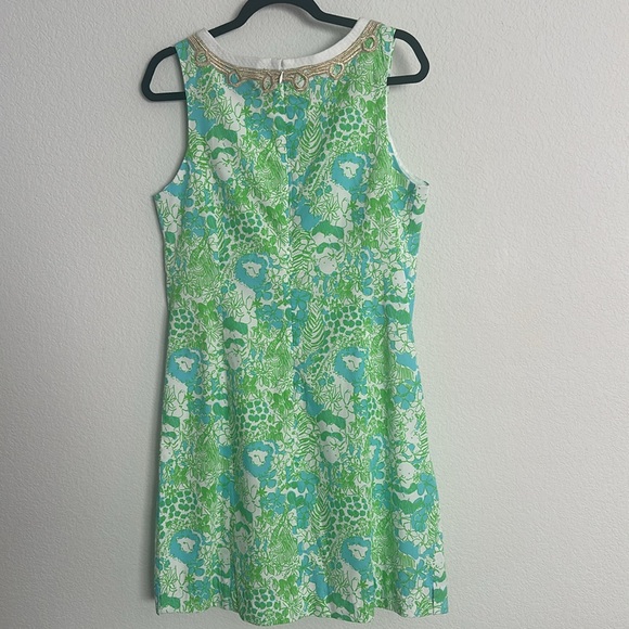NWT Lilly Pulitzer limeade it’s a zoo Janice shift dress 10 - Picture 10 of 11
